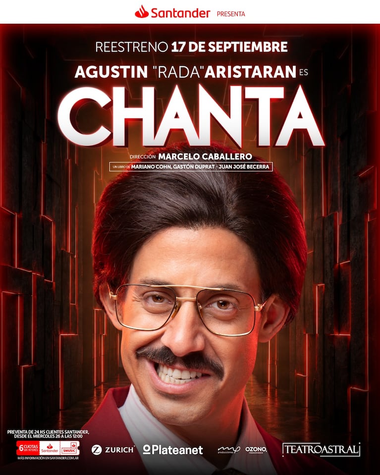 Chanta el fenómeno teatral de Rada Aristarán.
