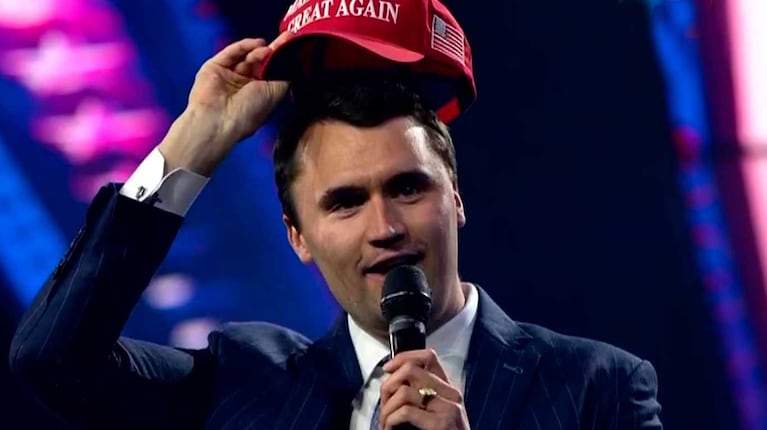 Charlie Kirk (Foto: captura eltrece)