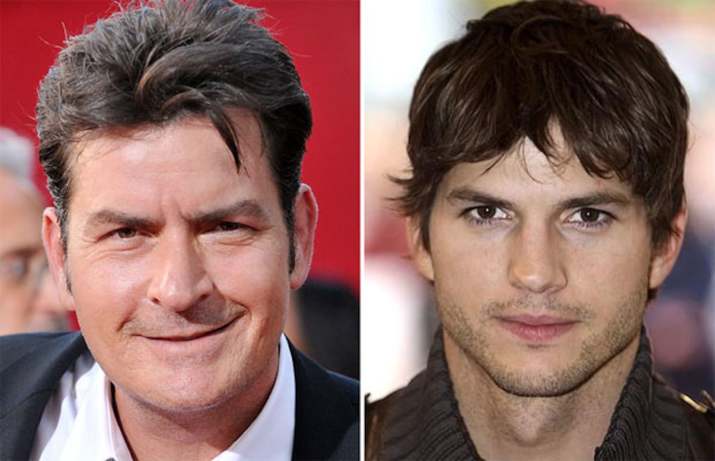 Charlie Sheen destrozó a Ashton Kutcher por Two and a Half Men y lo llamó inepto. (Foto: Web)