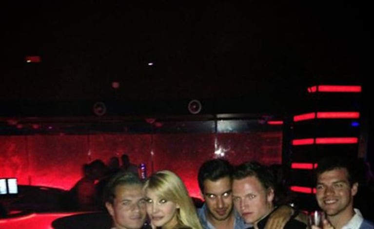 Charlotte Caniggia con su novio (Foto: Facebook).