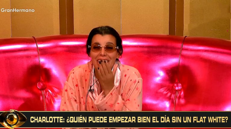 Charlotte Caniggia entró al confesionario y descolocó al Big con un insólito pedido (captura de Telefe)