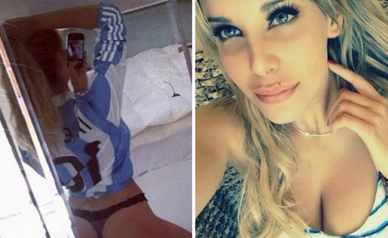 Charlotte Caniggia, la hincha más hot de Argentina en el Mundial. (Foto: Instagram)