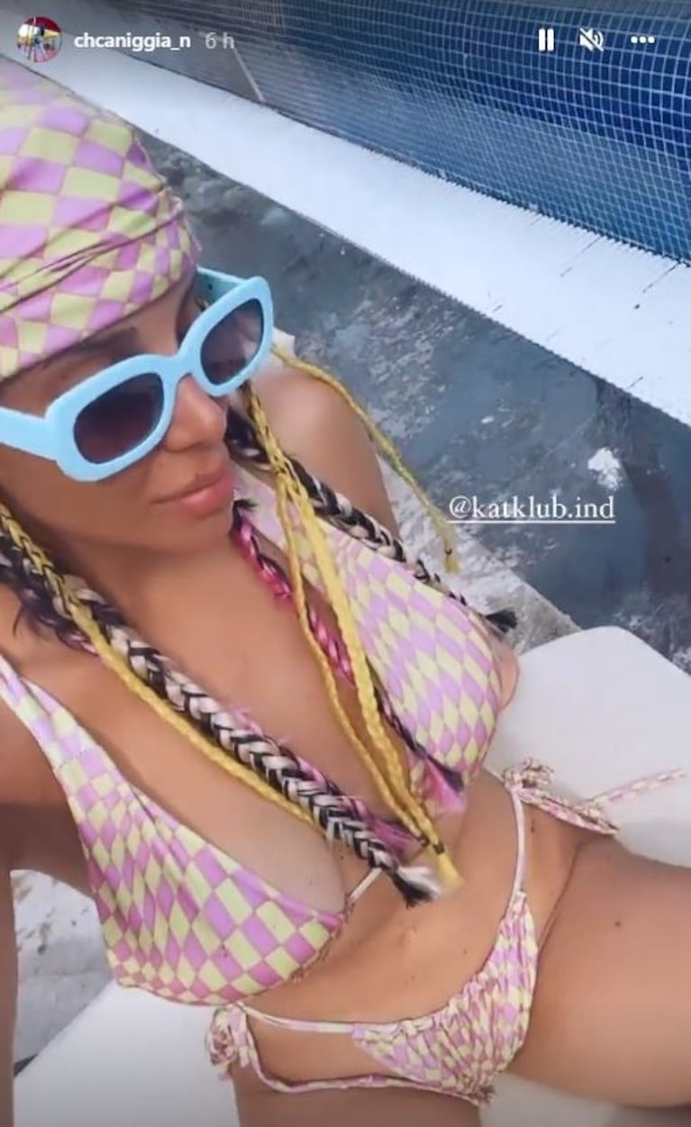 Charlotte Caniggia mostró a su novio y se hizo un drástico cambio de look en Cancún