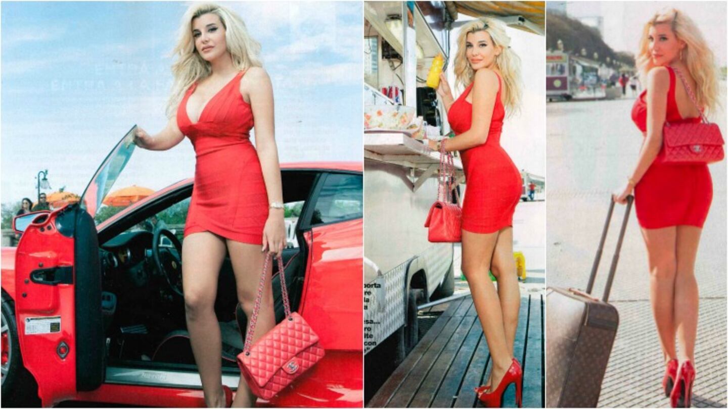 Charlotte Caniggia, una chica exigente: "Sólo acepto novios que hagan buenos regalitos y me saquen a pasear en Ferrari". Foto: Gente