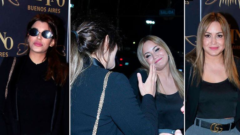 Charlotte Caniggia y Karina la Princesita en la función de prensa del Circo del Ánima. (Foto: Movilpress)