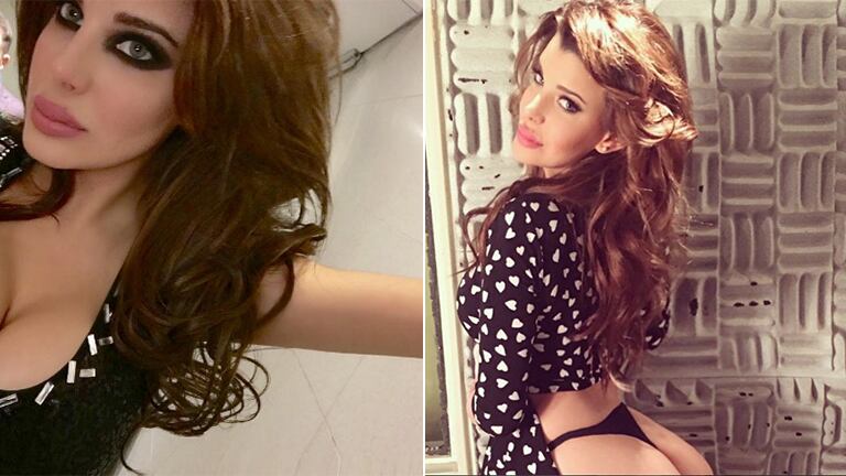 Charlotte Caniggia y su foto ¿pasada de Photoshop? en Instagram.