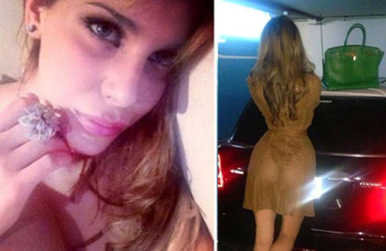 Charlotte Caniggia y su jugada transparencia. (Foto: Twitter)