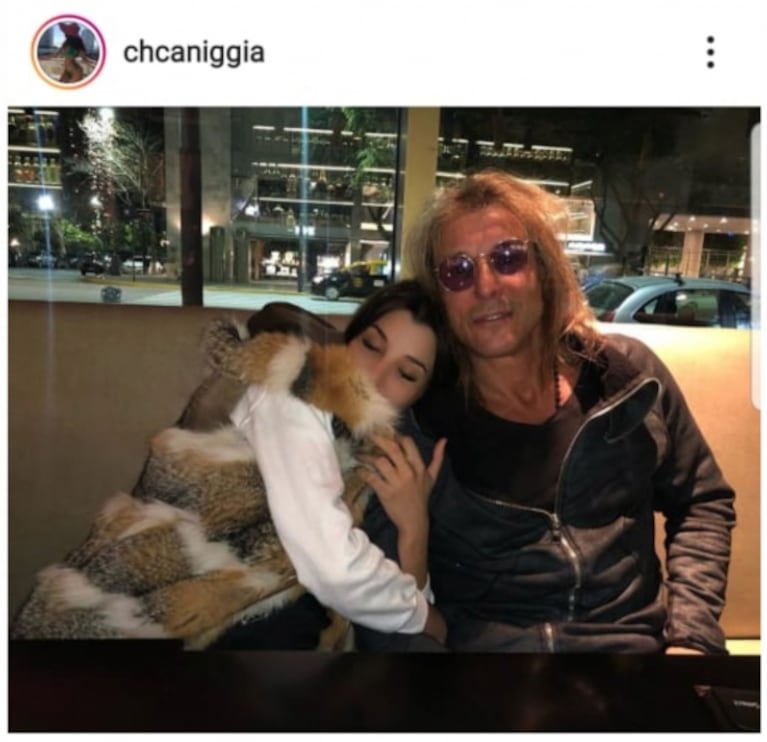 Charlotte compartió un íntimo momento su papá, Claudio Caniggia, en medio del escándalo con Mariana Nannis