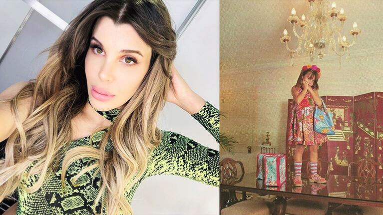 Charlotte demostró que le gusta la moda desde niña.