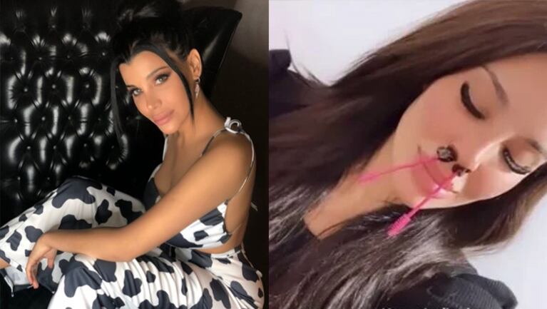 Charlotte sorprendió al mostrarse depilándose la nariz.