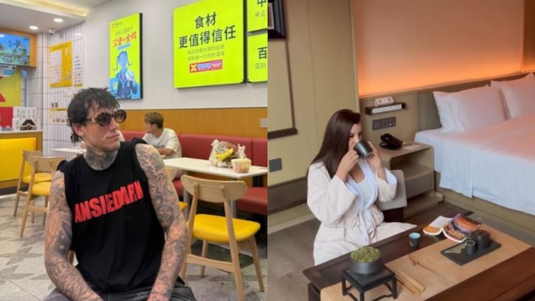 Charlotte y Alex Caniggia, en medio de un tenso viaje a China: “No se hablan” | Créditos: Instagram @alexcaniggia @chcaniggia_n