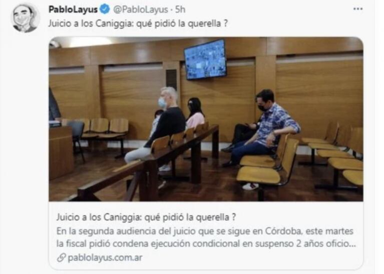Charlotte y Alex Caniggia protagonizan un escandaloso juicio: la fiscal pidió prisión condicional y que realicen trabajos comunitarios
