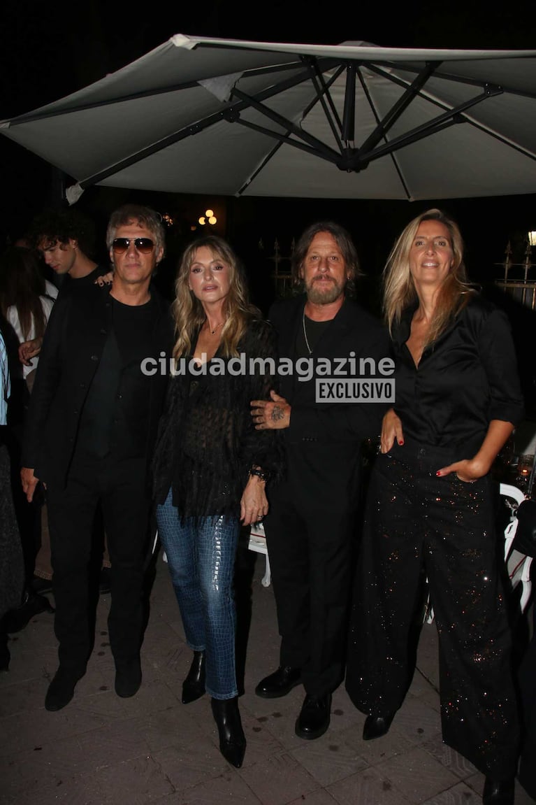 Charly Alberti, Cynthia Kern, Federico Bonomi y Luciana Geuna (Foto: Movilpress)