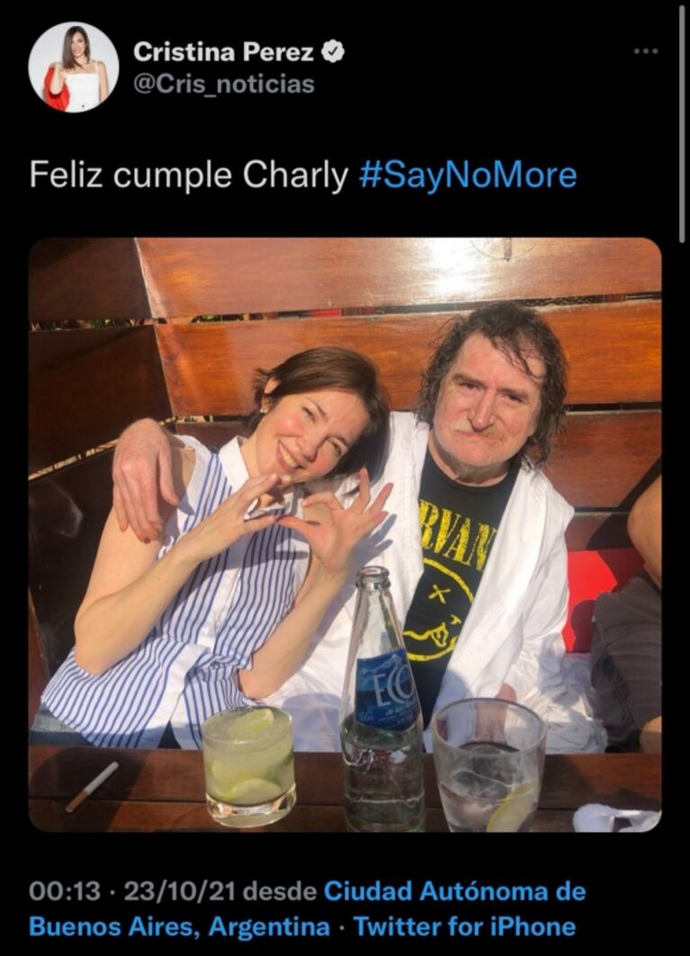 Charly García cumple 70 años y los famosos lo saludan en las redes sociales