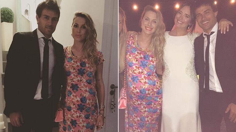 Chechu Bonelli eligió un bello look para el casamiento de una amiga. Fotos: Instagram.
