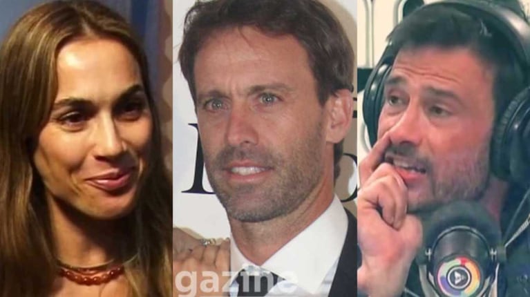 Chechu Bonelli, Facundo Pieres y Darío Cvitanich (Fotos: capturas América TV y Movilpress)