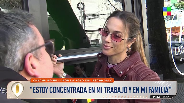 Chechu Bonelli habló en Intrusos de la última polémica con Ivana Figueiras (Foto: captura de América).