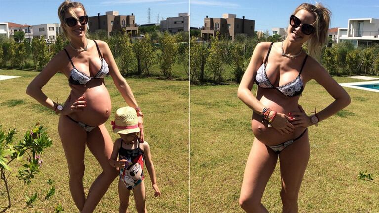 Chechu Bonelli mostró su pancita de siete meses (Foto: Instagram)