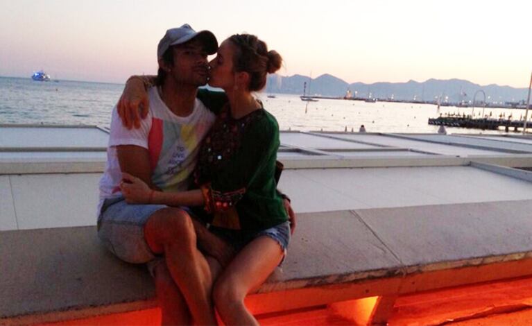 Chechu Bonelli y Darío Cvitanich cumplieron dos años de noviazgo. (Foto: Twitter)