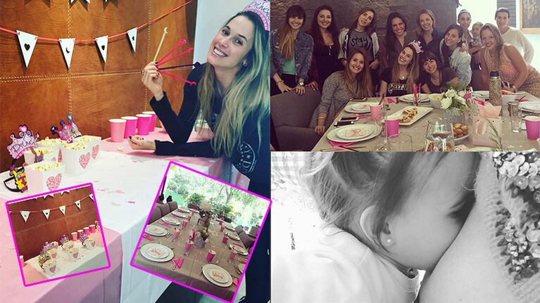 Chechu Bonelli y su baby shower en México. Fotos: Instagram.