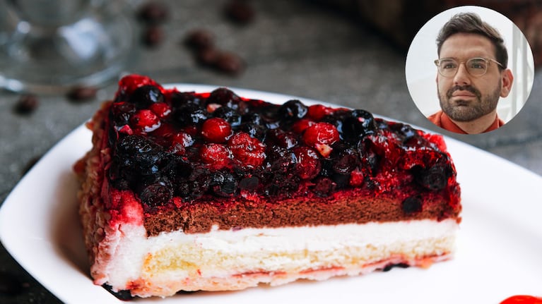 Cheesecake de frutos rojos, por Damián Betular.