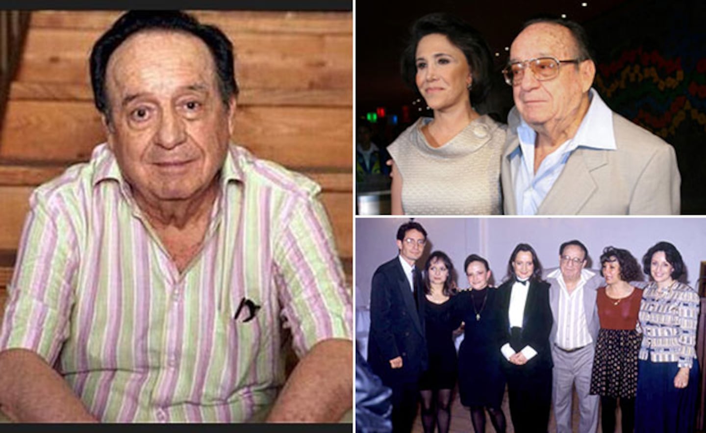 Chespirito y los herederos de su fortuna. (Foto: Web)