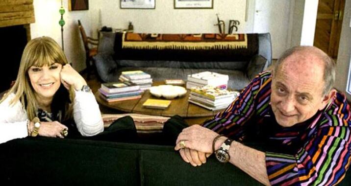 Chiche Gelblung, junto a su mujer Cristian Seoane. (Foto: archivo Web)