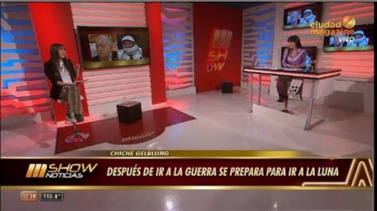 Chiche Gelblung quiere ir a la luna: “La NASA abrió un registro y yo me anoté”