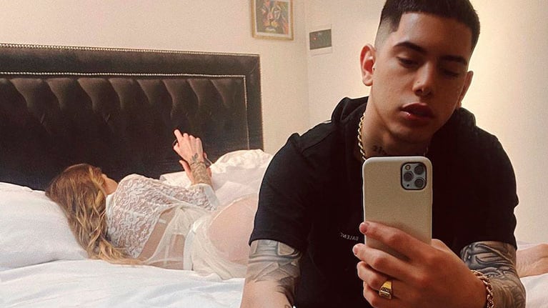 ¡Chimento hot bomba! Romina Malaspina, ¿descubierta en la cama del popular rapero Ecko?