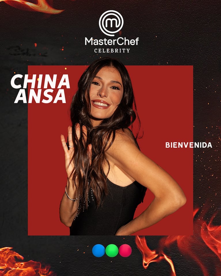China Ansa en MasterChef Celebrity (Foto: Instagram @
masterchefargentina)