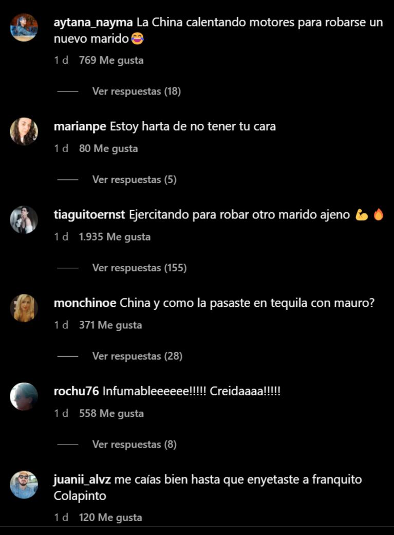 China recibe hirientes comentarios en Instagram.