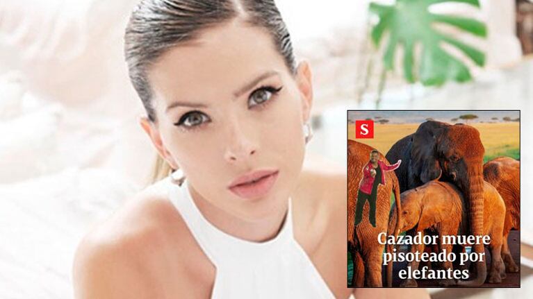 China Suárez celebró en redes la muerte de un cazador.