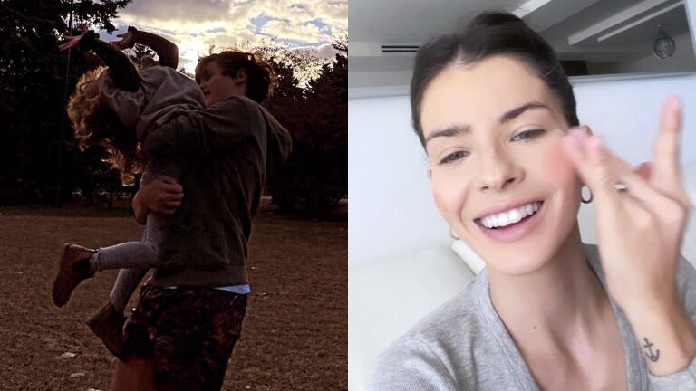 China Suarez compartió tiernas fotos de Bautista, el hijo mayor de Vicuña y Pampita, junto a Magnolia