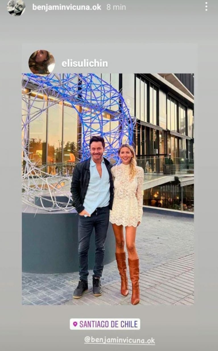 China Suárez compartió una sensual foto tras el primer posteo de Benjamín Vicuña con Eli Sulichin