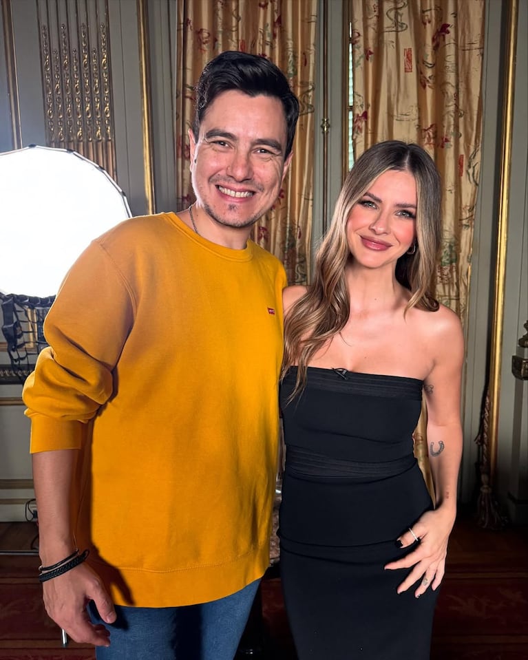 China Suárez con Gustavo Méndez. (Foto: @mecomprendezmendez)