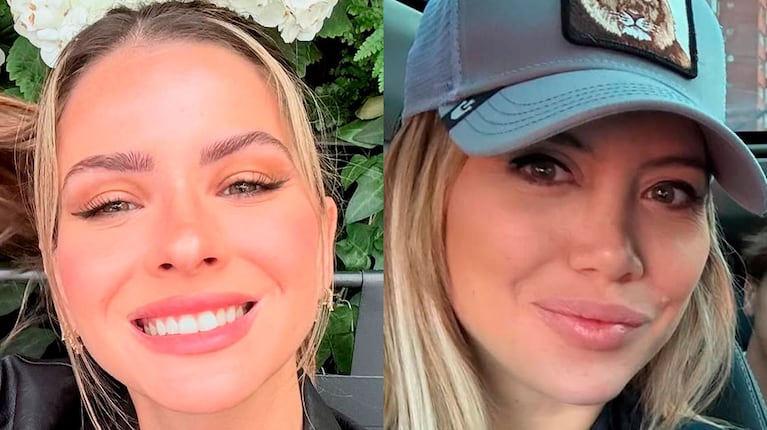 China Suárez contra Wanda Nara. (Foto: @sangrejaponesa y @Wanda_Nara)