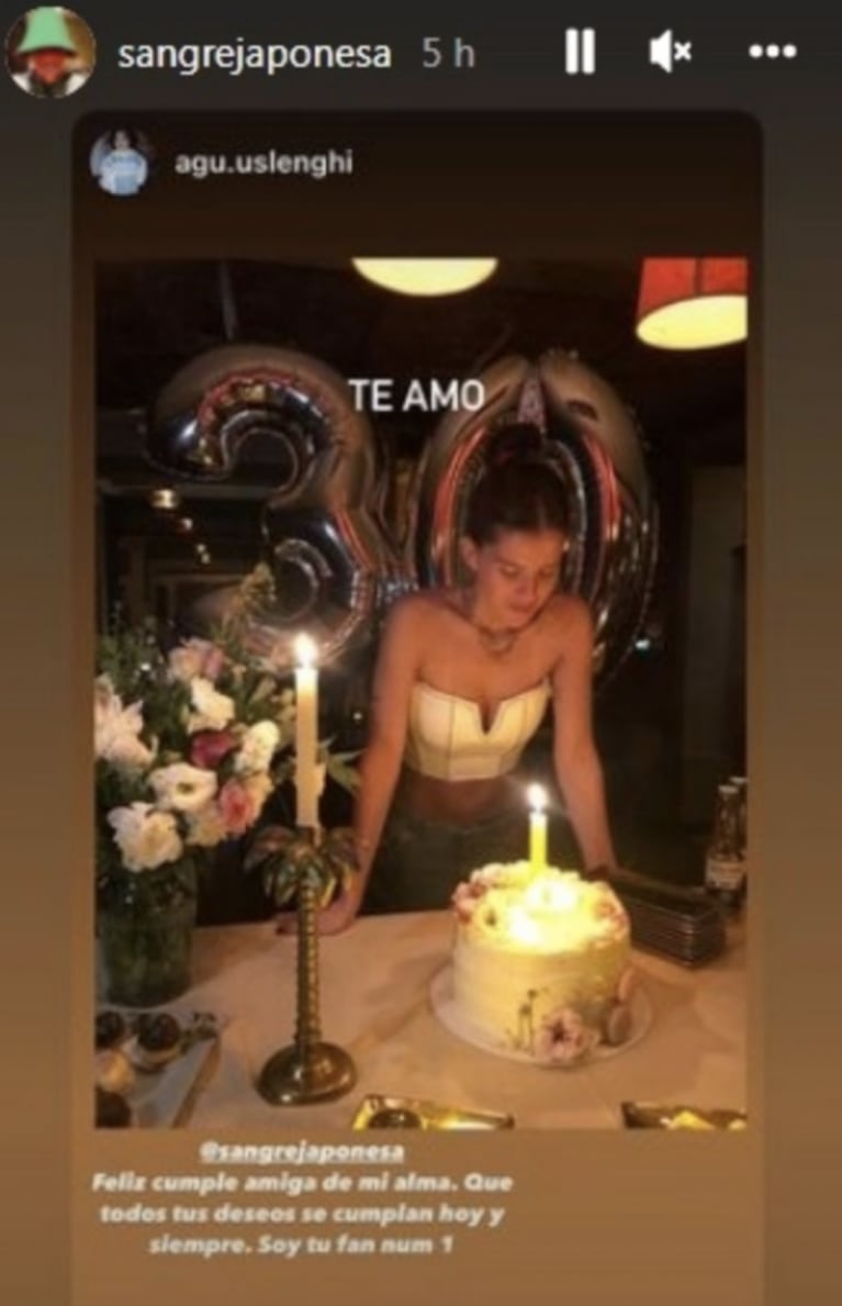 China Suárez cumplió 30 años y recibió un tierno mensaje de su mejor amiga: "Soy tu fan número uno"