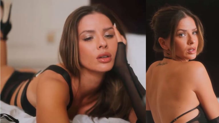 China Suárez en la campaña de lencería de Ivana Figueiras. (Foto: @sangrejaponesa)