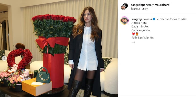 China Suárez (Foto: Instagram @mauro_icardi)