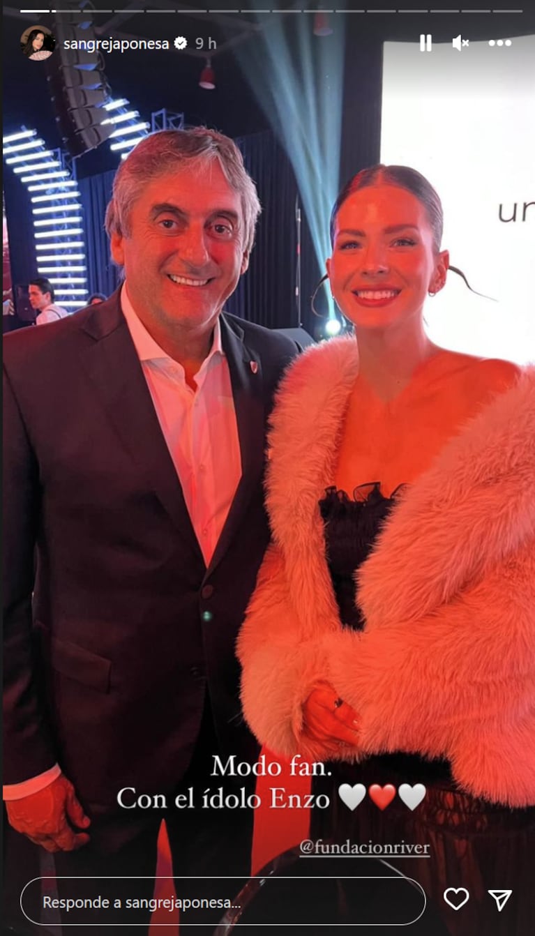 China Suárez fue con su hermano a la cena solidaria de River e impactó con su look total black