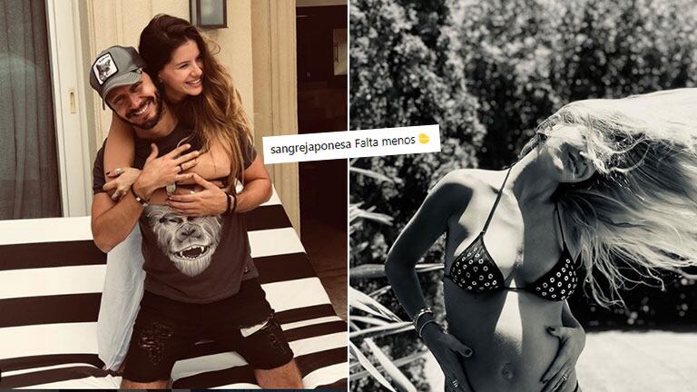 China Suárez, luciendo su pancita de siete meses