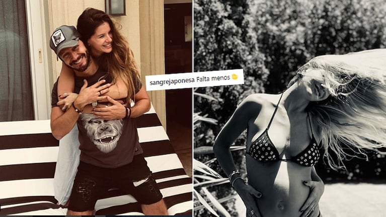 China Suárez, luciendo su pancita de siete meses