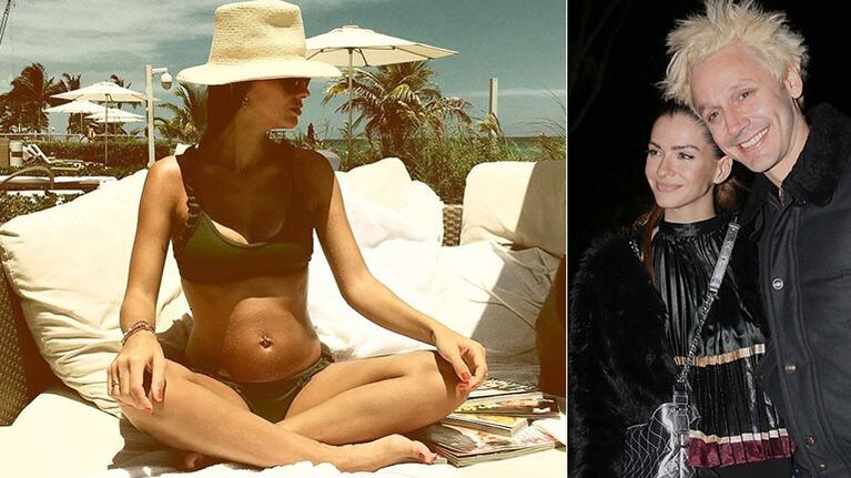 China Suárez lució su pancita maternal en Miami