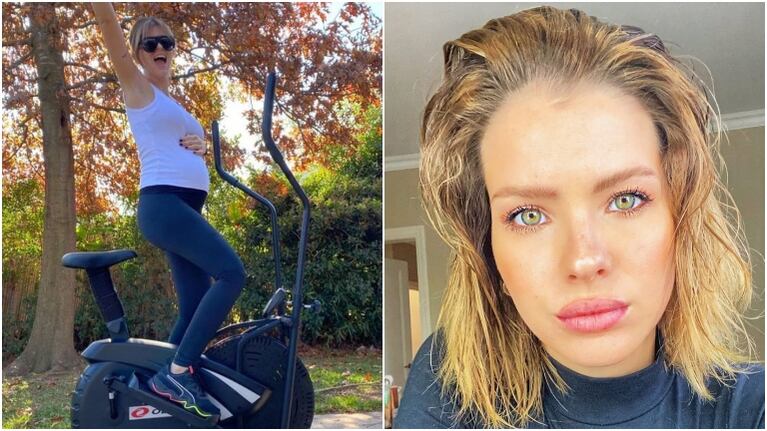 China Suárez lució su tierna pancita al aire libre (Fotos: Instagram)