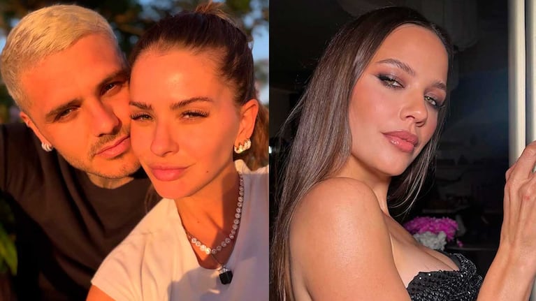 China Suárez, Mauro Icardi e Ivana Figueiras (Fotos: Instagram @sangrejaponesa y @figueirasivana )