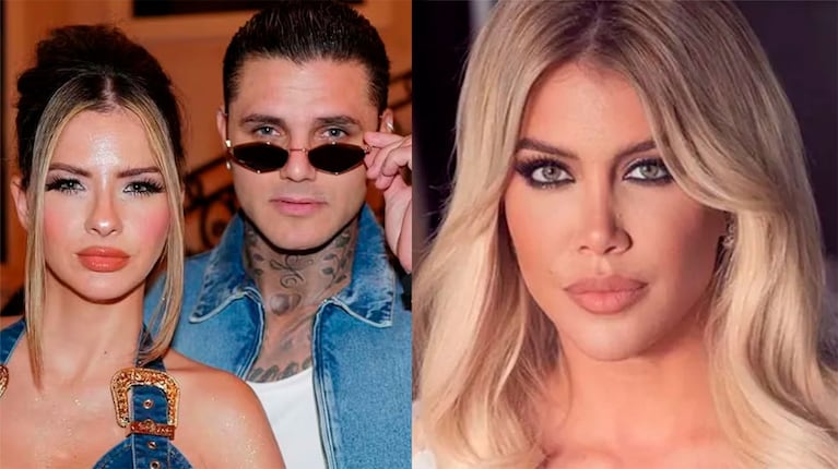 China Suárez, Mauro Icardi y Wanda Nara (Fotos: redes sociales).