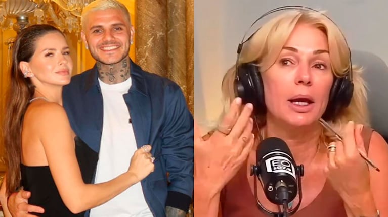 China Suárez, Mauro Icardi y Yanina Latorre (Foto de Instagram y de El Observador)