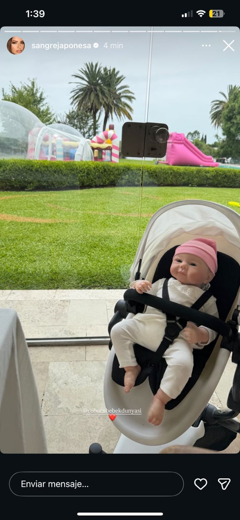 China Suárez mostró a su bebé con Mauro Icardi: la impactante foto. CRÉDITO: Instagram