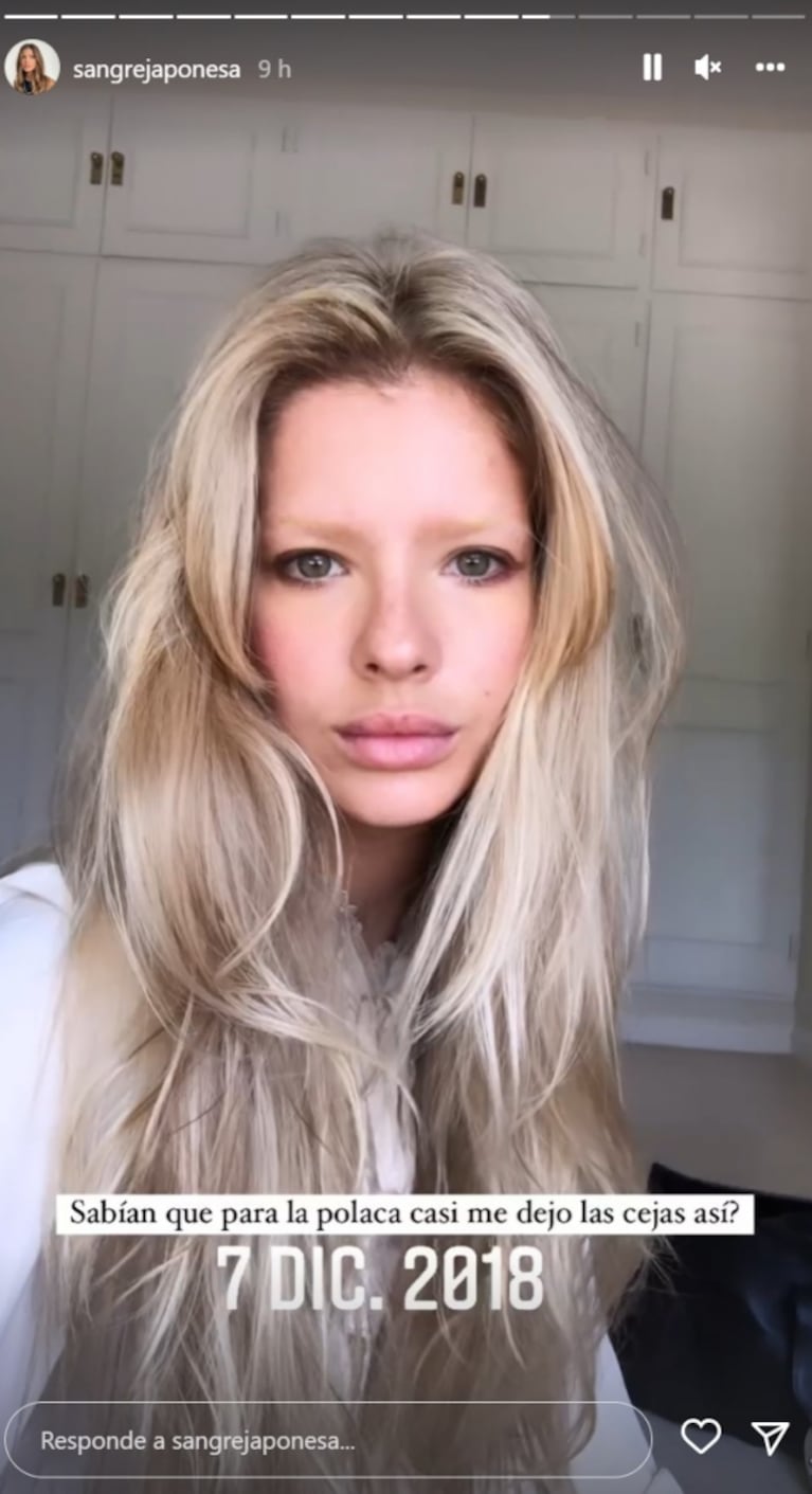 China Suárez mostró el radical cambio de look que se hizo para ATAV: cejas rubias que casi no se ven