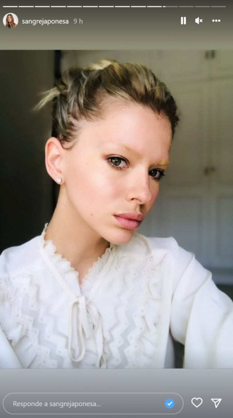 China Suárez mostró el radical cambio de look que se hizo para ATAV: cejas rubias que casi no se ven